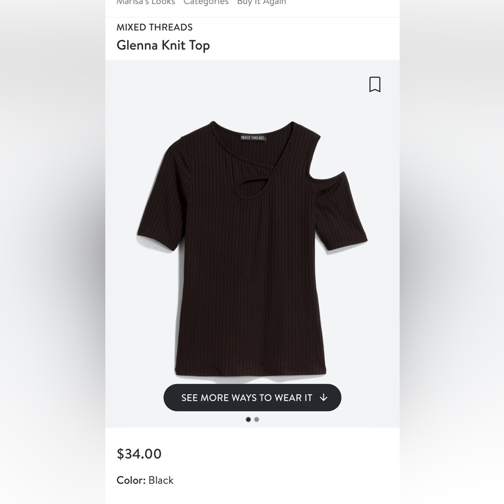 Stitch Fix Mixed Threads Glenna Knit Top